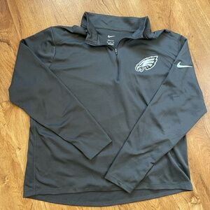 Philadelphia Eagles Nike 3/4 Zip Pullover
